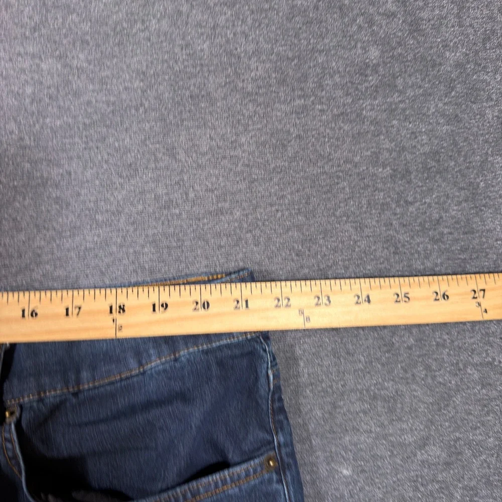 TravisMathew Featherweight Jeans Men 42x32 Blue Denim Straight Leg Stretch